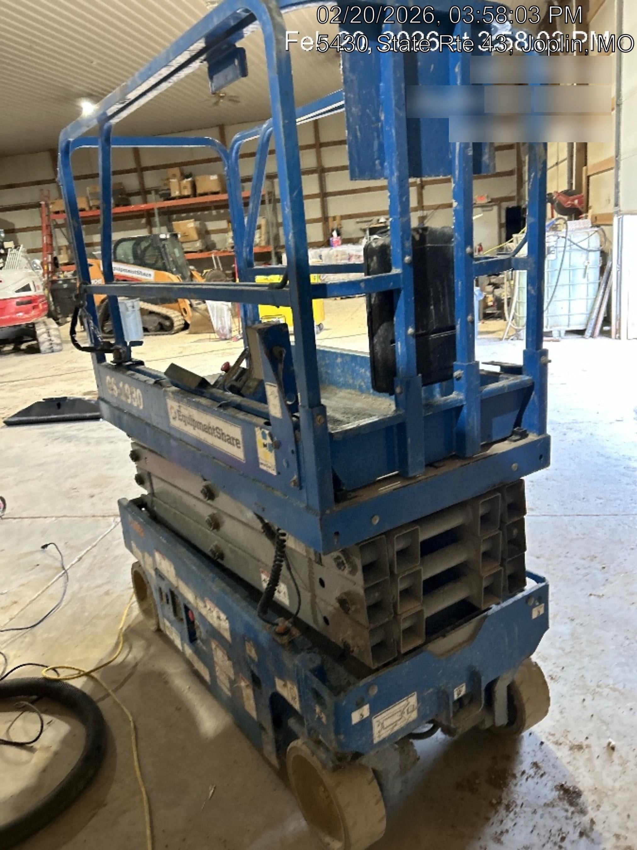 2019 Genie GS-1930 Fixed Rails with Chain Entry