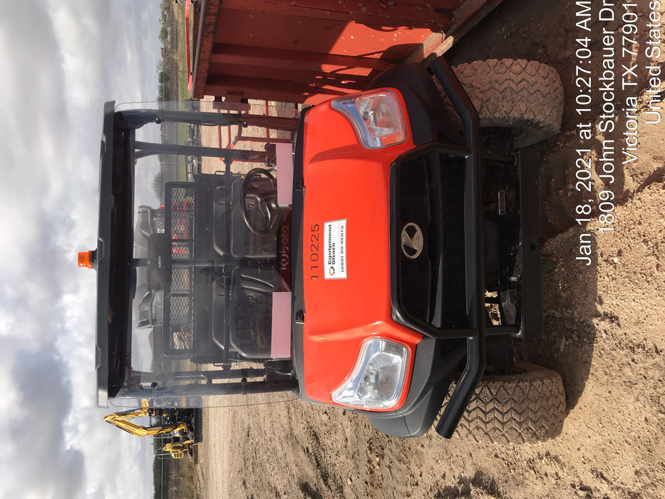 2020 Kubota RTV-X1140W-H Canopy, 4-Seater, Diesel, Windshield Acrylic Clear, Strobe Light, Backup Alarm
