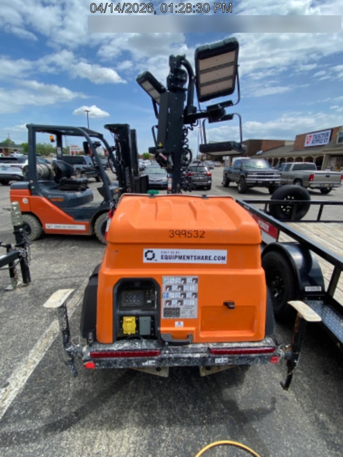 2024 Generac MLT2 Diesel, Flex Switch 120V Input, Powerzone Controller, 
(4) 320W LED Lights, 4kW Generator, 39.9 Gal Fuel Tank, 2" Ball, T3
