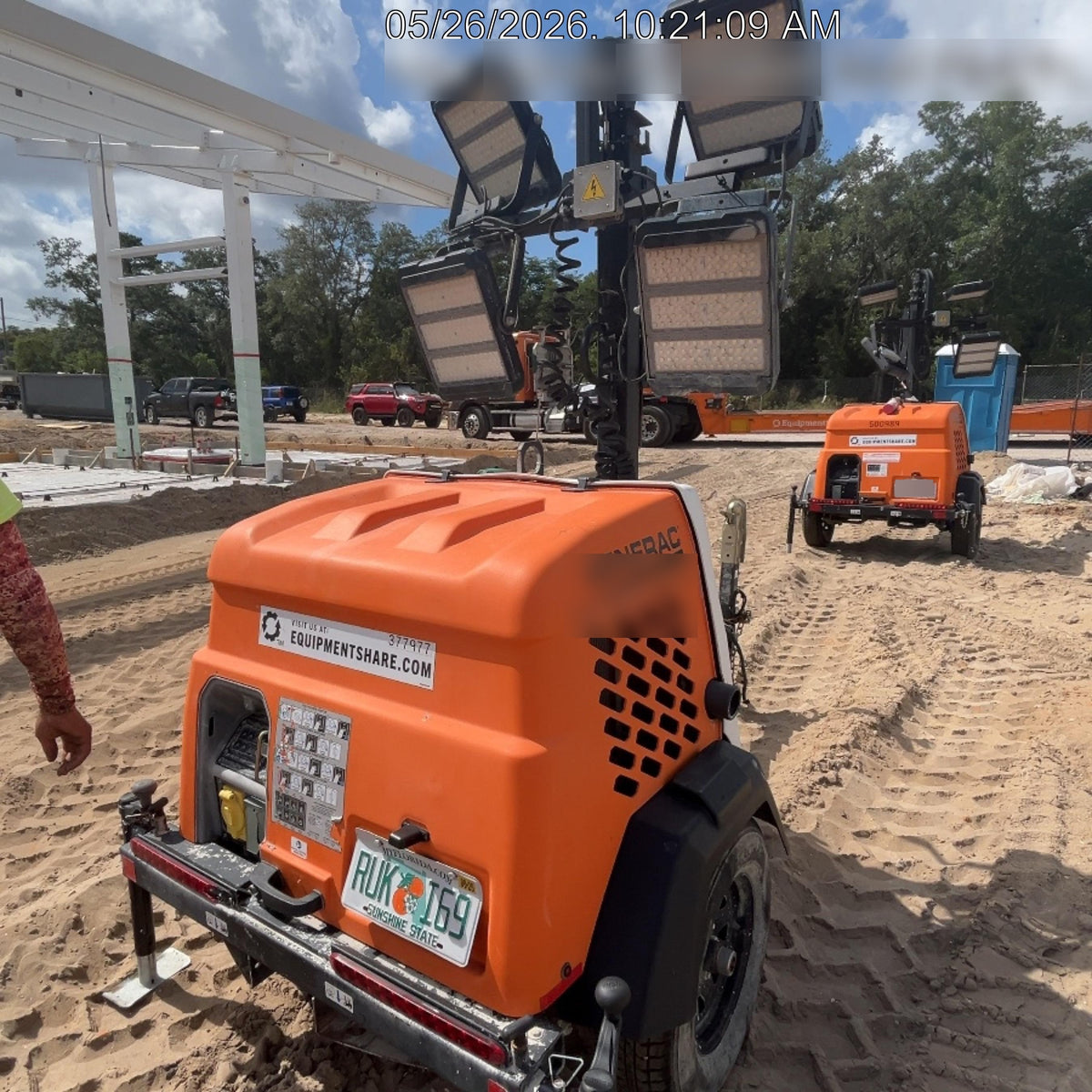 2023 Generac MLT2 Diesel, Flex Switch 120V Input, Powerzone Controller, 
(4) 320W LED Lights, 4kW Generator, 39.9 Gal Fuel Tank, 2" Ball, T3