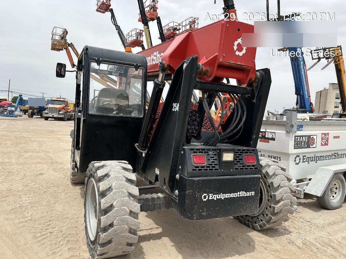 2019 Manitou MTA6034 Canopy, LED Work Lights, Solid Tires, Beacon, Auxiliary Hydraulics 48" Carriage and 48" Forks