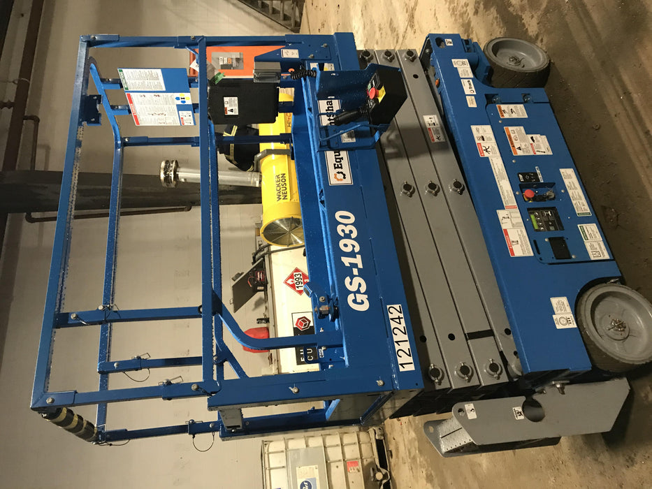 2020 Genie GS-1930 Solid Non Marking Tires, Beacon, Folding rails with half height swing gate, Telematics