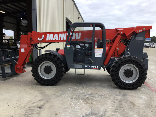 2019 Manitou MTA8044 Manitou MTA 8044 - 74 HP T4, Canopy, Worklights/Strobe, Beacon, 66" Carriage, 48" Forks, Solid Tires, Lift Hook, Aux Hydraulics