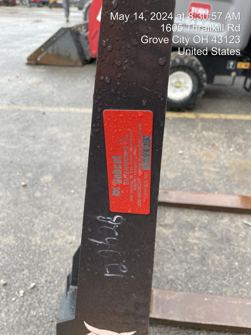 2023 BOBCAT 36" Mini Skid Steer Fork Carriage - Bobcat