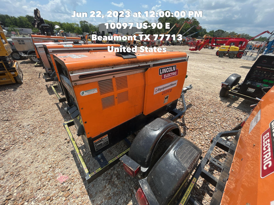 2022 Lincoln Electric LE400 Kubota V1505, Trlr, Cable Rack, Light Kit, ES Decals, T3