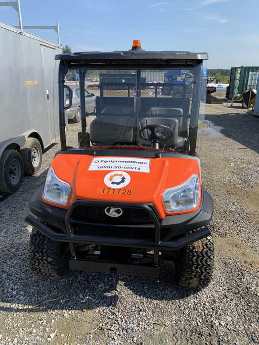 2021 Kubota RTV-X1140W-H Plastic Canopy, Windshield Acrylic Clear, LED Strobe Light, Wire Harness Kit, Back up Alarm