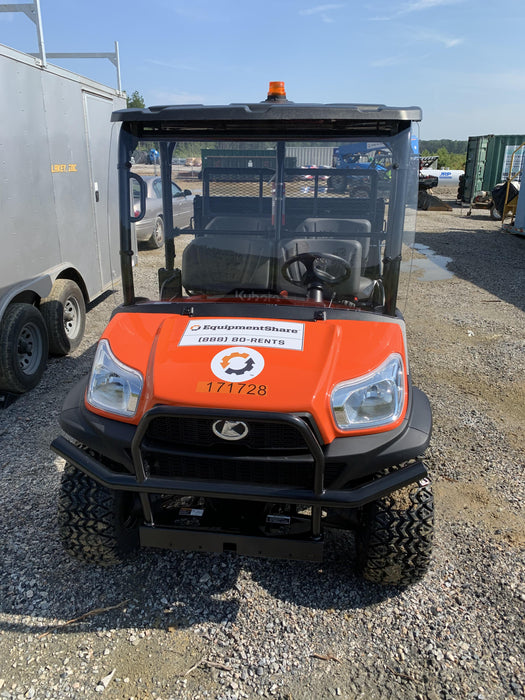 2021 Kubota RTV-X1140W-H Plastic Canopy, Windshield Acrylic Clear, LED Strobe Light, Wire Harness Kit, Back up Alarm