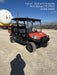 2022 Kubota RTV-X1140W-H Plastic Canopy, Windshield Acrylic Clear, LED Strobe Light, Wire Harness Kit, Back up Alarm