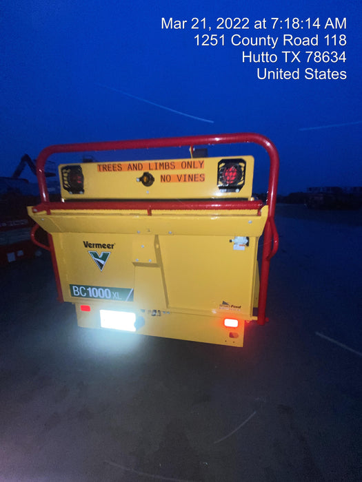 2021 VERMEER BC1000XL Diesel