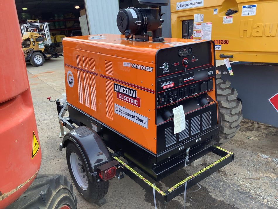 2021 Lincoln Electric Vantage 549X Ready Pak 3, ORANGE (includes trailer, cable rack, fender light kit)