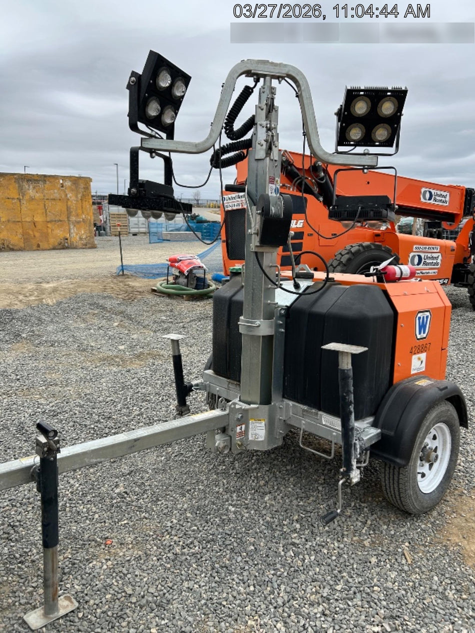 2024 Wanco WLTT-4MM4K Diesel, Deep Sea Controller, Shore Power Plug, Auto Start, (4) 350W LED Floodlights, 4kW Generator, 60 Gal Fuel Tank, 2" Ball, T3