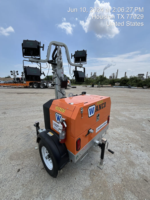 2024 Wanco WLTT-4MM4K Diesel, Deep Sea Controller, Shore Power Plug, Auto Start, (4) 350W LED Floodlights, 4kW Generator, 60 Gal Fuel Tank, 2" Ball, T3