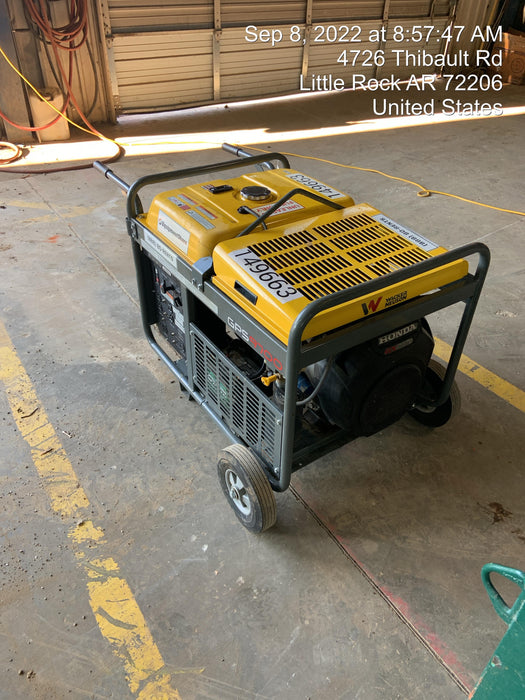 2020 Wacker Neuson GPS9700A GENERATOR,EPA,CSA,WHEEL KIT