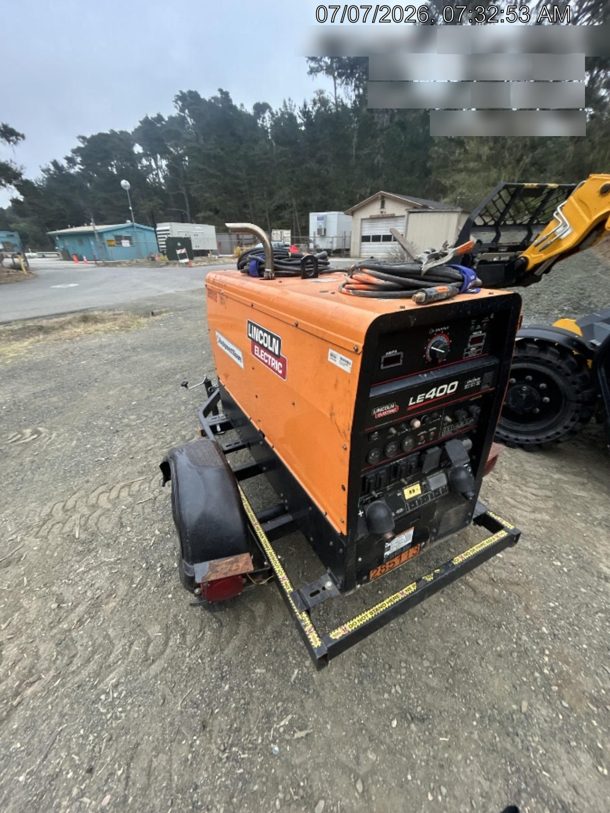 2022 Lincoln Electric LE400 Kubota V1505, Trlr, Cable Rack, Light Kit, ES Decals, T3