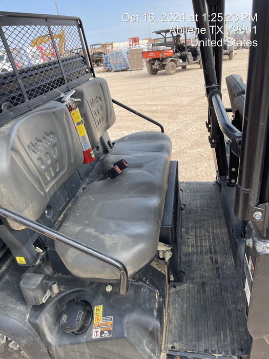 2022 Kubota RTV-X1140W-H Plastic Canopy, Windshield Acrylic Clear, LED Strobe Light, Wire Harness Kit, Back up Alarm