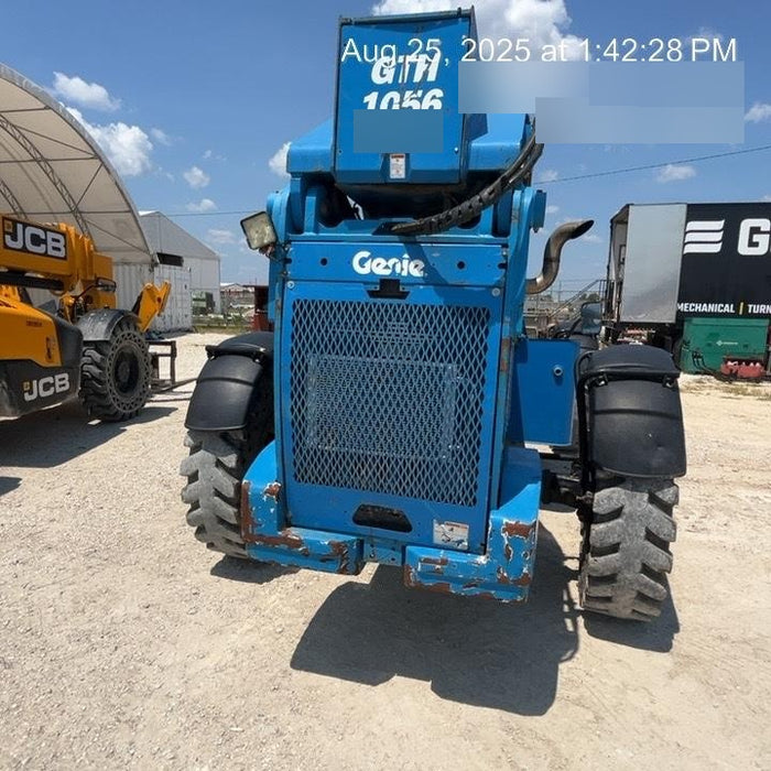 2019 Genie GTH-1056 Cab/Heat/AC, Solid RT Tires, LED Work Lights, Beacon 60" QA Carriage, 60" Forks