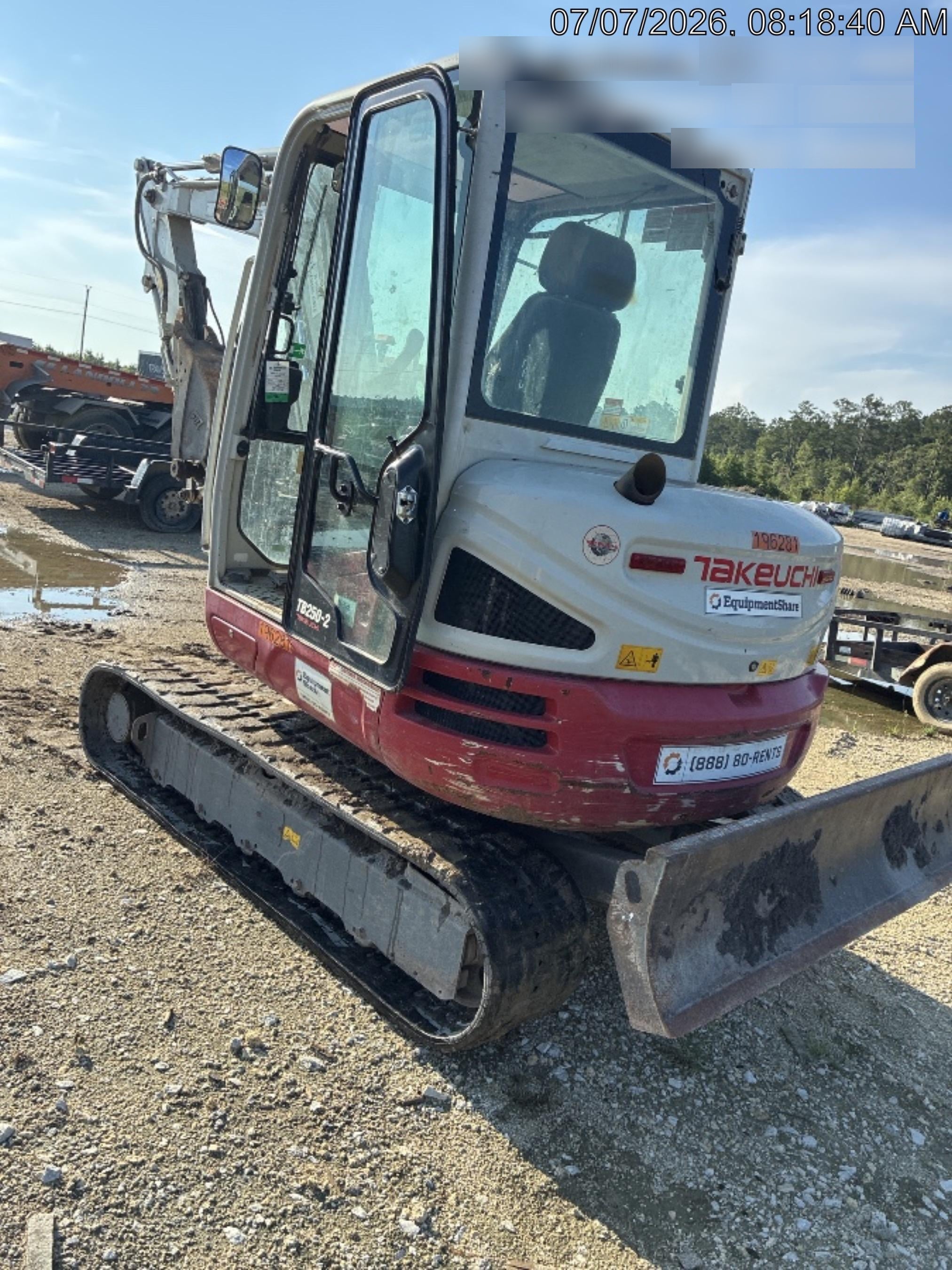 2021 TAKEUCHI TB250-2C
