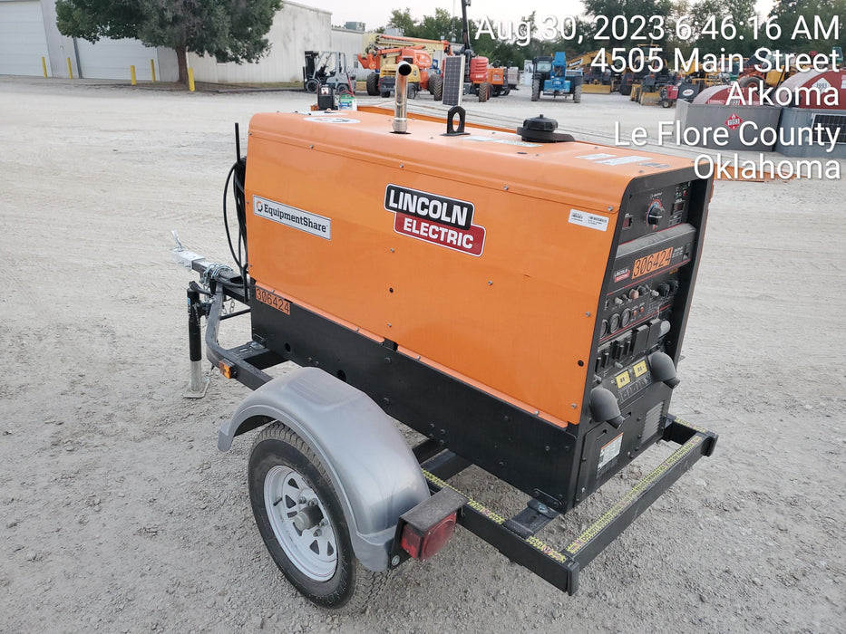 2023 Lincoln Electric LE400 Kubota V1505, Trlr, Cable Rack, Light Kit, ES Decals, T3