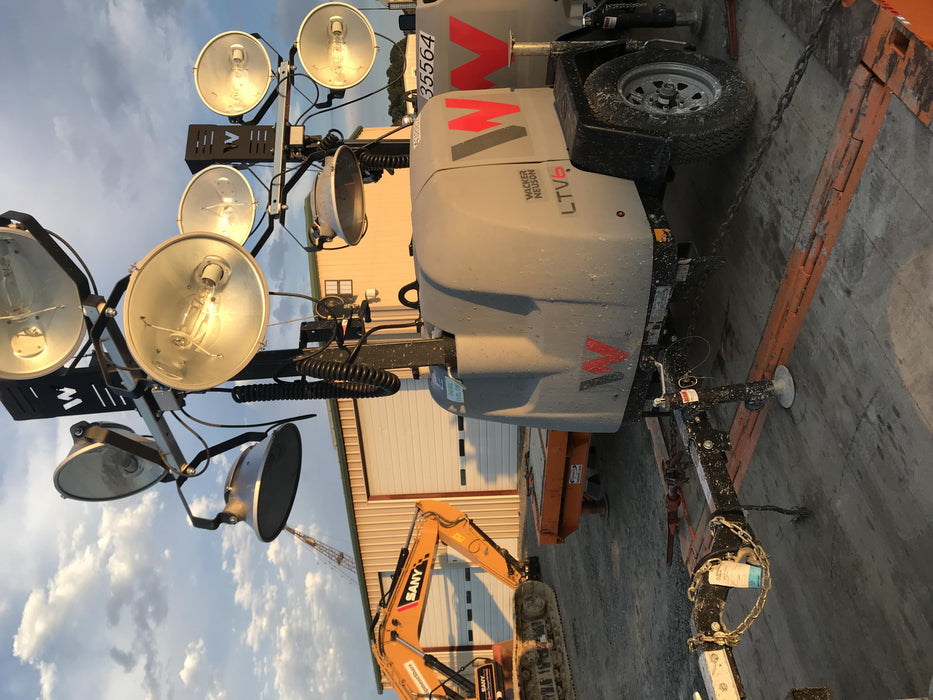 2019 Wacker Neuson LTV6L-MH Wacker Neuson LTV6L Mobile Light Tower w/Fuel Level Sensor Installed
