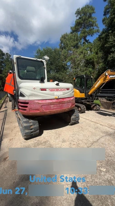 2019 Takeuchi TB290 Takeuchi TB290 Cab/Heat/AC w/Rubber Tracks, Auxiliary Hydraulics, Dozer Blade, Manual QC, 18/24/36" Buckets, Hydraulic Thumb Installed