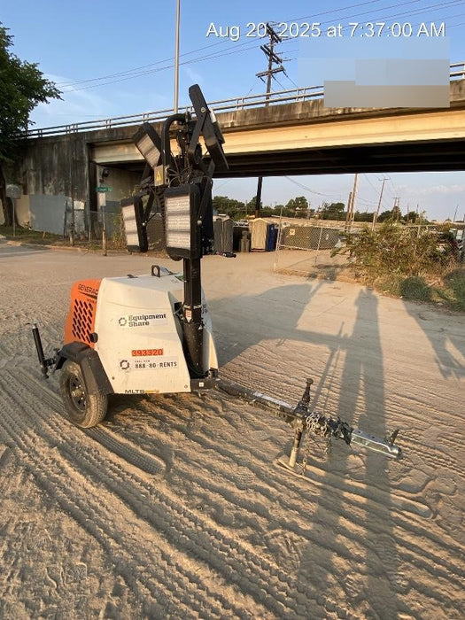 2024 Generac MLT2 Diesel, Flex Switch 120V Input, Powerzone Controller, 
(4) 320W LED Lights, 4kW Generator, 39.9 Gal Fuel Tank, 2" Ball, T3