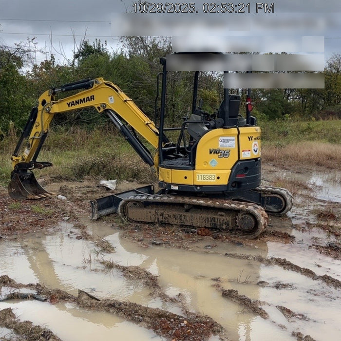 2020 Yanmar ViO35PR Open ROPS / Rubber Track / NO COUPLER
