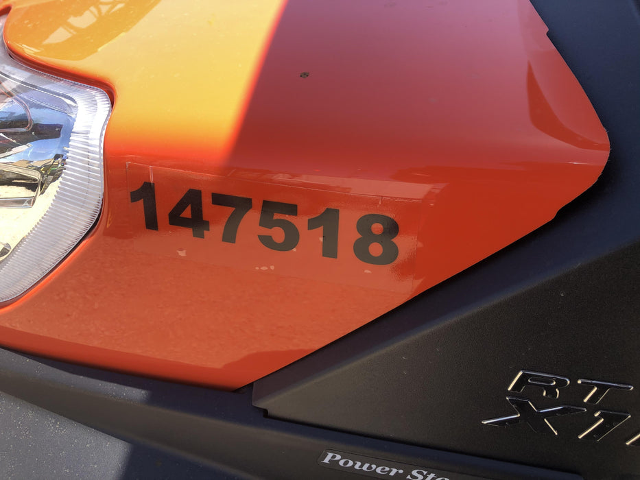 2022 Kubota RTV-X1140W-H Plastic Canopy, Windshield Acrylic Clear, LED Strobe Light, Wire Harness Kit, Back up Alarm