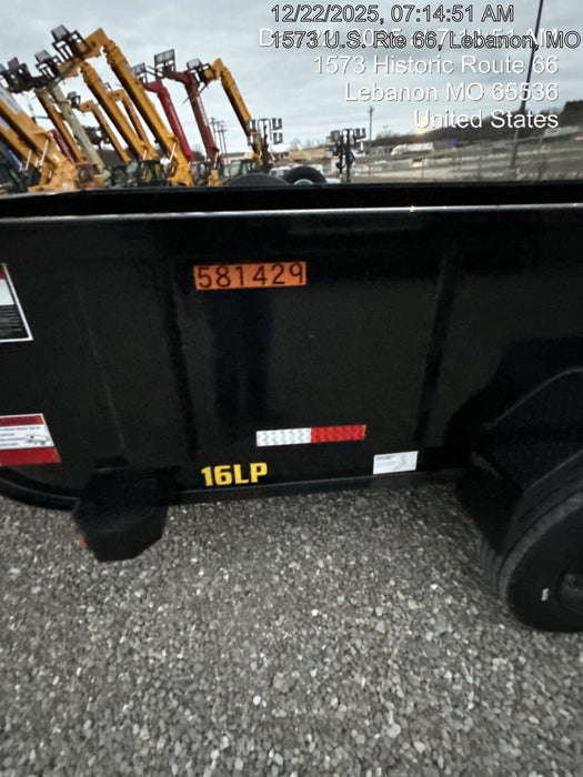 2025 BIG TEX TRAILER 16LP-14BK6SIRPD