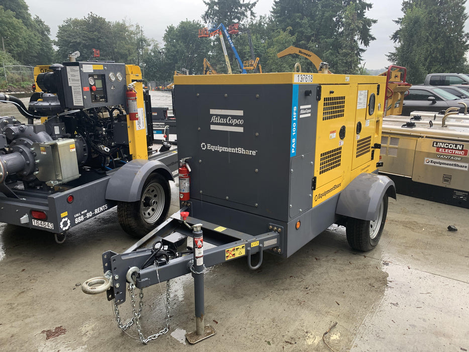 2021 ATLAS COPCO PAS 100 HF CS Enclosed