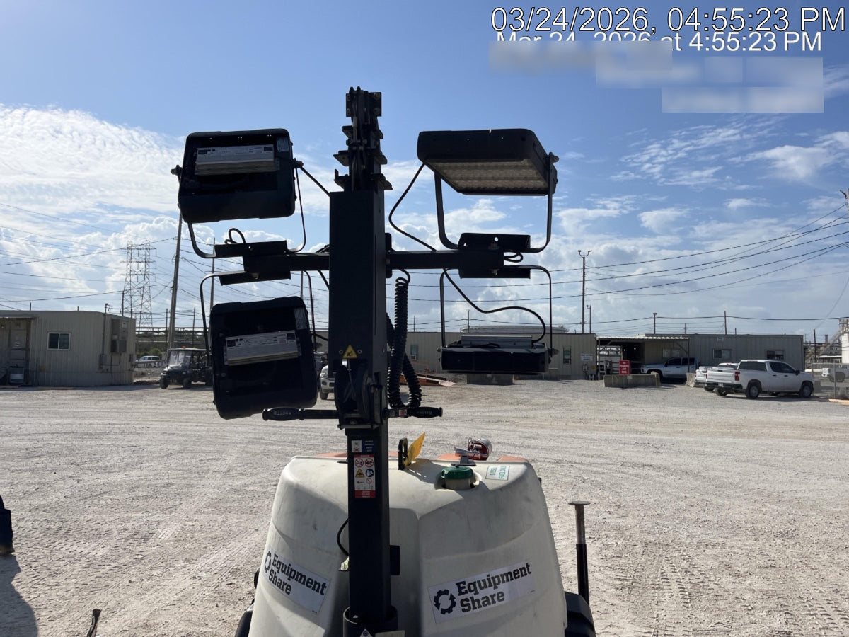 2025 Generac MLTS-4 Diesel, Mitsubishi L2E, 7.1 hp @1800 rpm, Flex Switch 120V Input, Powerzone Controller, (4) 320W LED Lights, 4kW Generator, 39.9 Gal Fuel Tank, 2" Ball, ES Decals