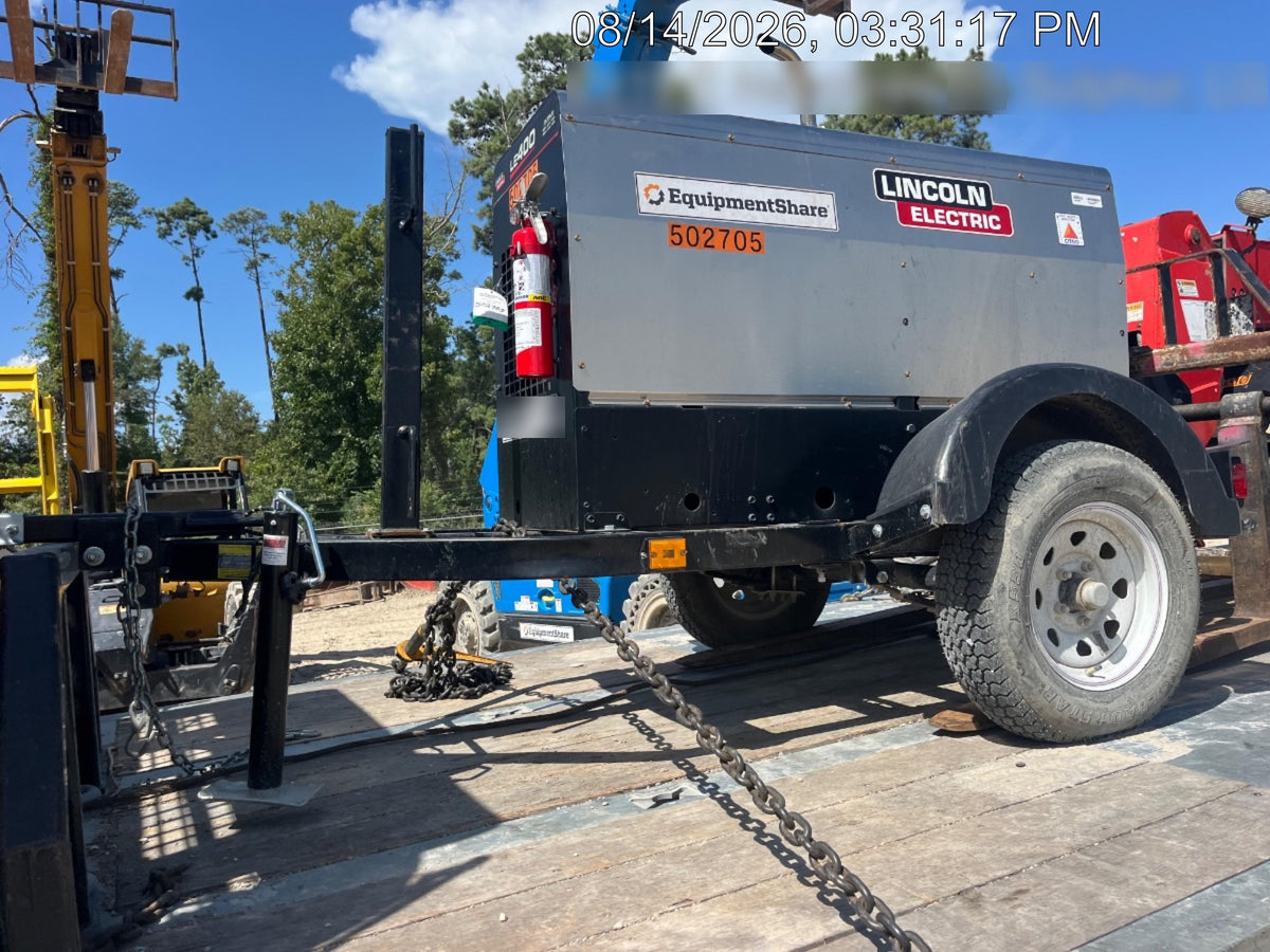 2018 Lincoln Electric Vantage 322 Lincoln Vantage 322 Welder Ready Pak 3 - Vantage 322, Trailer, Fender and light kit, Cable rack