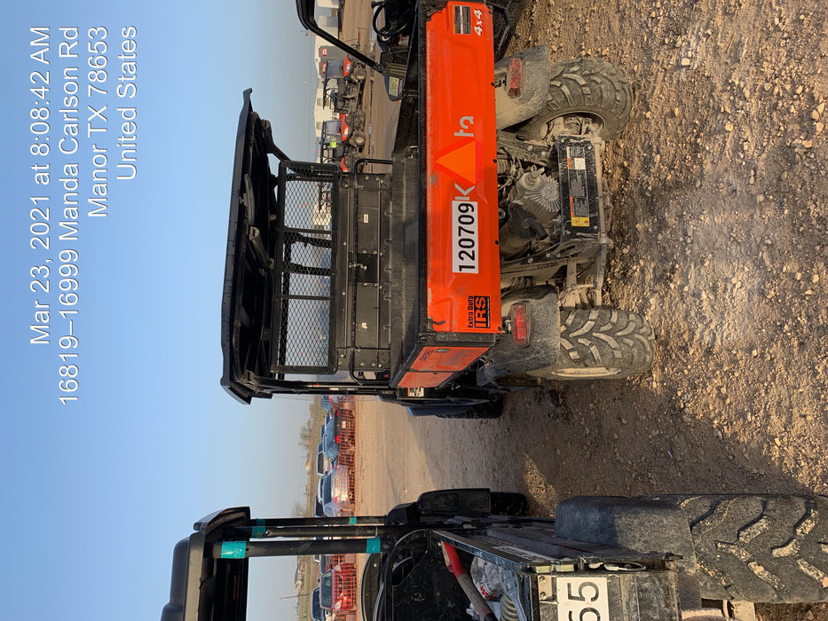 2020 Kubota RTV-X1140WL-A 4WD, LED Strobe, Windshield Acrylic Clear, Plastic Canopy, Wire Harness Kit, Backup Alarm, Bed Liner