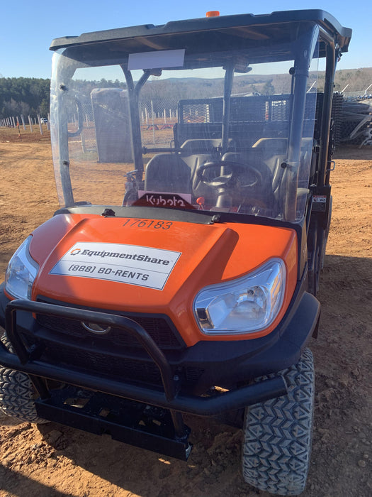 2021 Kubota RTV-X1140W-H Plastic Canopy, Windshield Acrylic Clear, LED Strobe Light, Wire Harness Kit, Back up Alarm