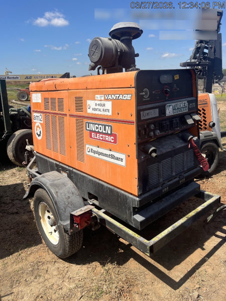 2021 Lincoln Electric Vantage 549X Ready Pak 3, ORANGE (includes trailer, cable rack, fender light kit)