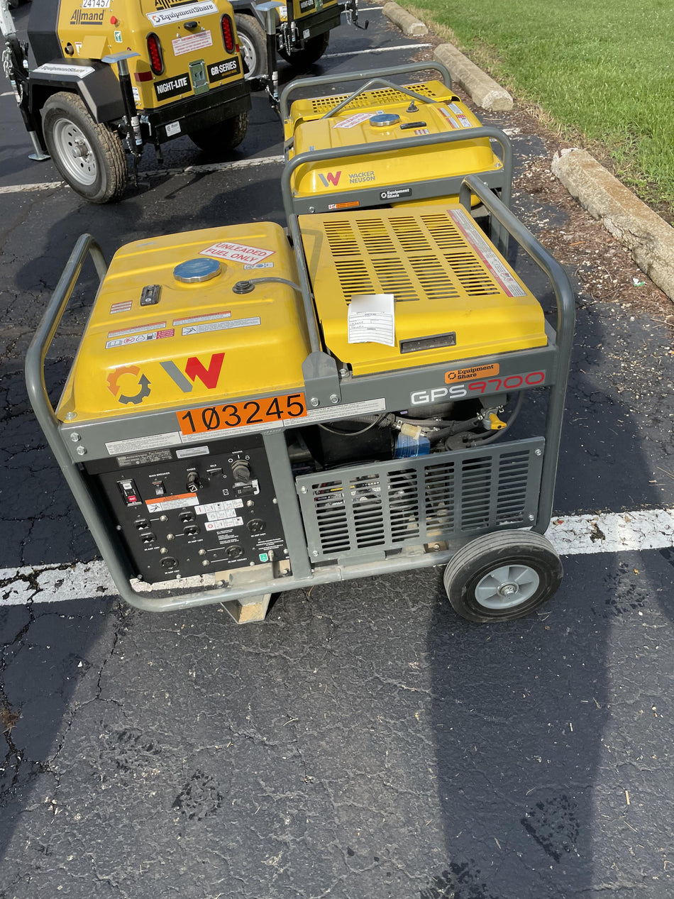 2020 Wacker Neuson GPS9700V Includes Wheel Kit P/N: 5100042221