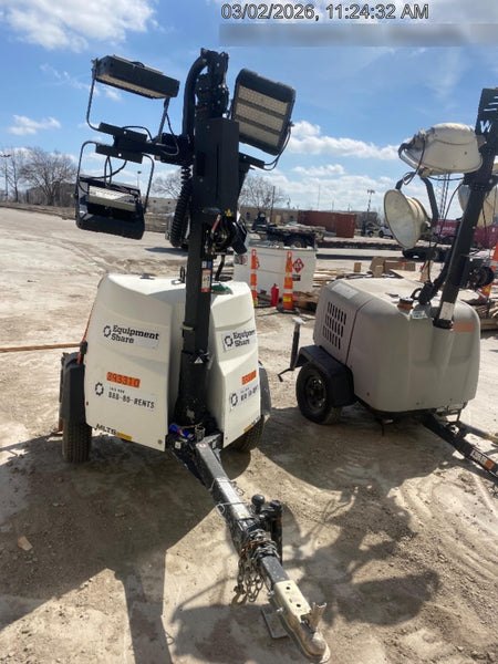2024 Generac MLT2 Diesel, Flex Switch 120V Input, Powerzone Controller, 
(4) 320W LED Lights, 4kW Generator, 39.9 Gal Fuel Tank, 2" Ball, T3
