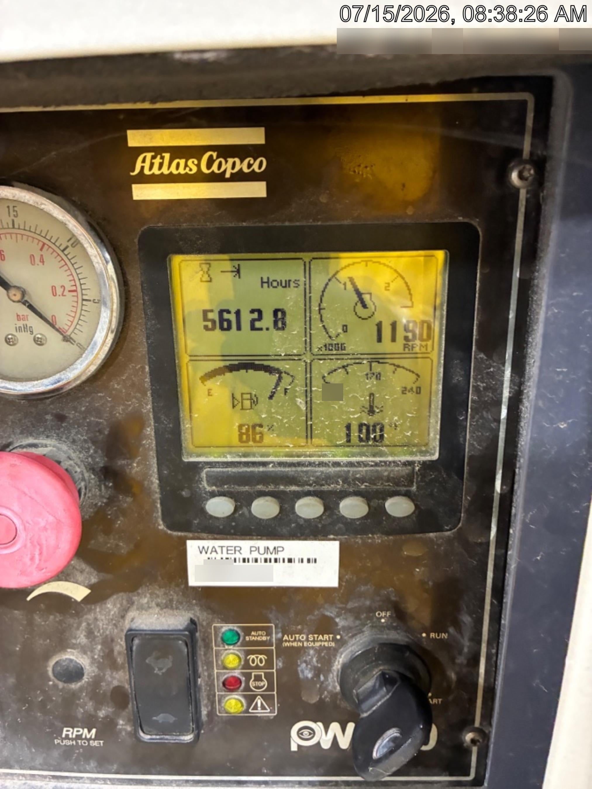 2020 ATLAS COPCO PAS 100 HF CS Enclosed