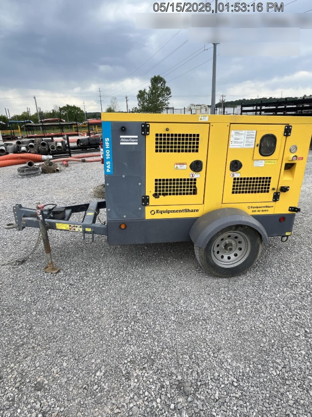 2021 ATLAS COPCO PAS 100 HF CS Enclosed