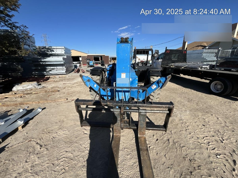 2018 Genie GTH-1056 GTH-1056 w/Open ROPS, Solid Tires, Work Lights, 60" carriage/forks, cab mesh, beacon