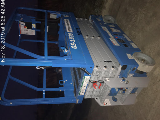 2019 Genie GS-1930 Fixed Rails with Chain Entry