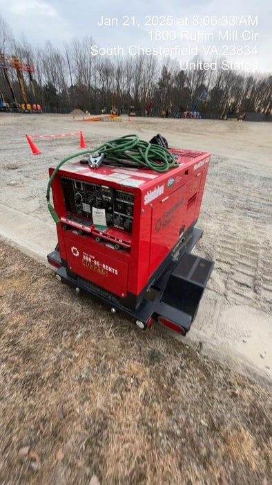 2024 Shindaiwa DGW400MDL Kubota D902 Engine, 23 HP, Dual Op Welder, Wire, Arc, Droop Stick, Tig, and CC Stick Functionality, Simulphase, 3 Phase and 1 Phase Gen Output, Single Axle NB Trlr, Slr Trckl Chrg 12V 12W, Fire Ext