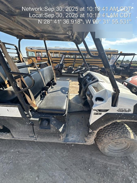 2022 Kawasaki Mule PRO-DXT Standard Options, Backup Alarm, Beacon, Plastic Hard Top, Poly Windshield, Horn Kit
