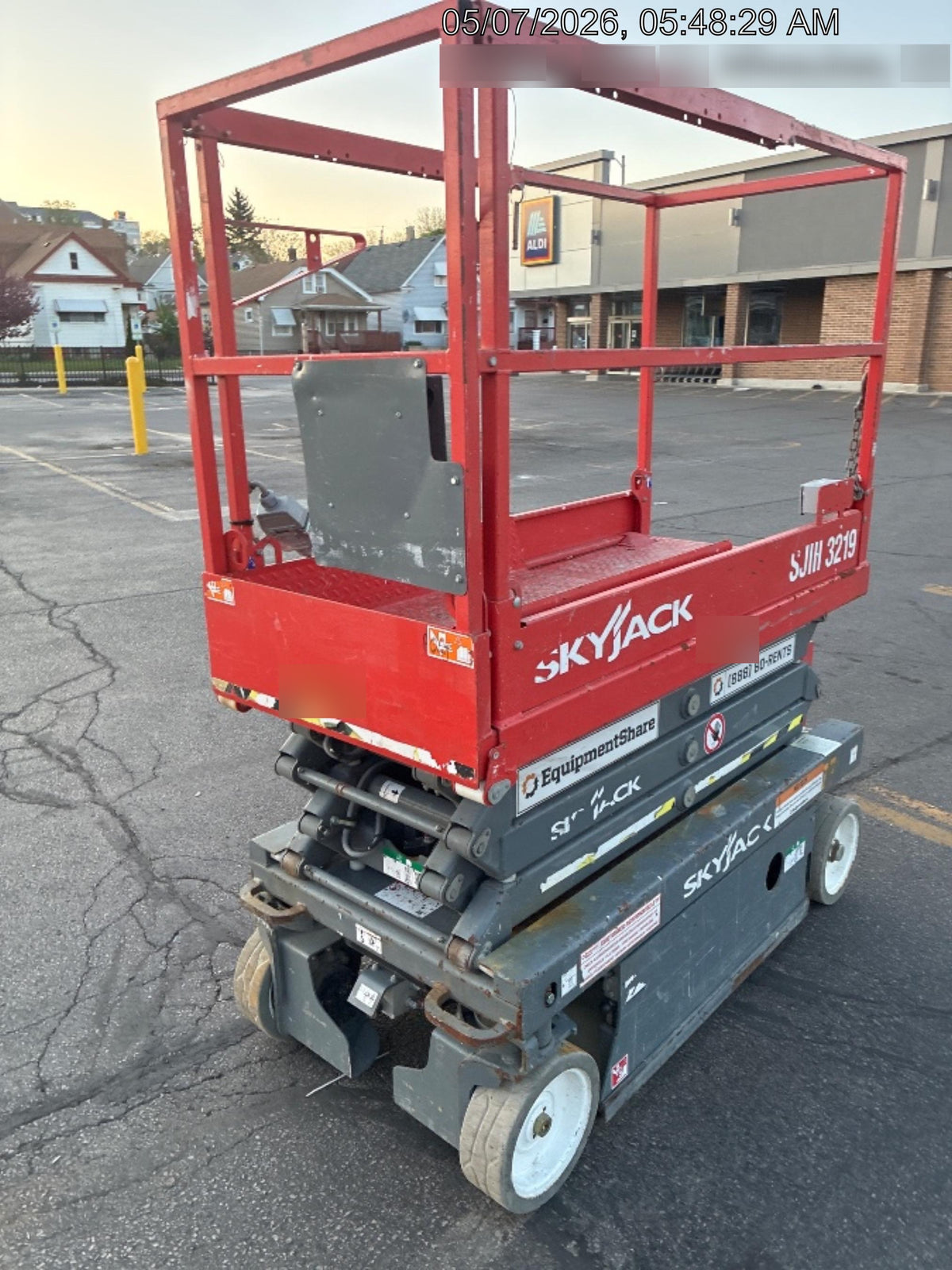 2018 Skyjack SJIII-3219 Standard Rental Specs