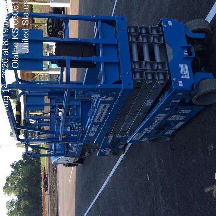 2020 Genie GS-1930 Solid Non Marking Tires, Beacon, Folding rails with half height swing gate