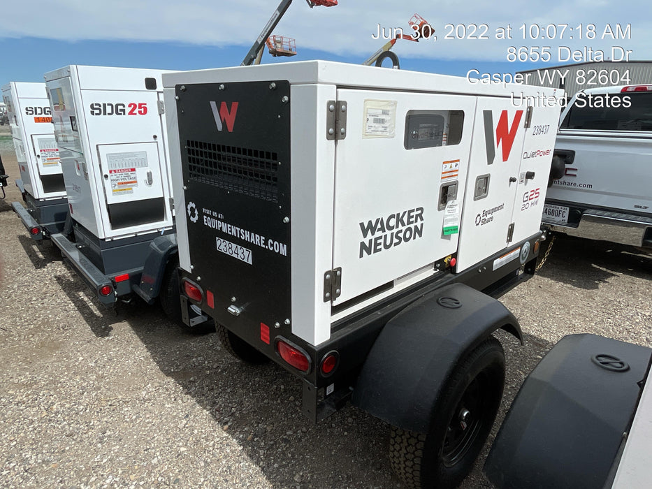 2022 WACKER NEUSON G25