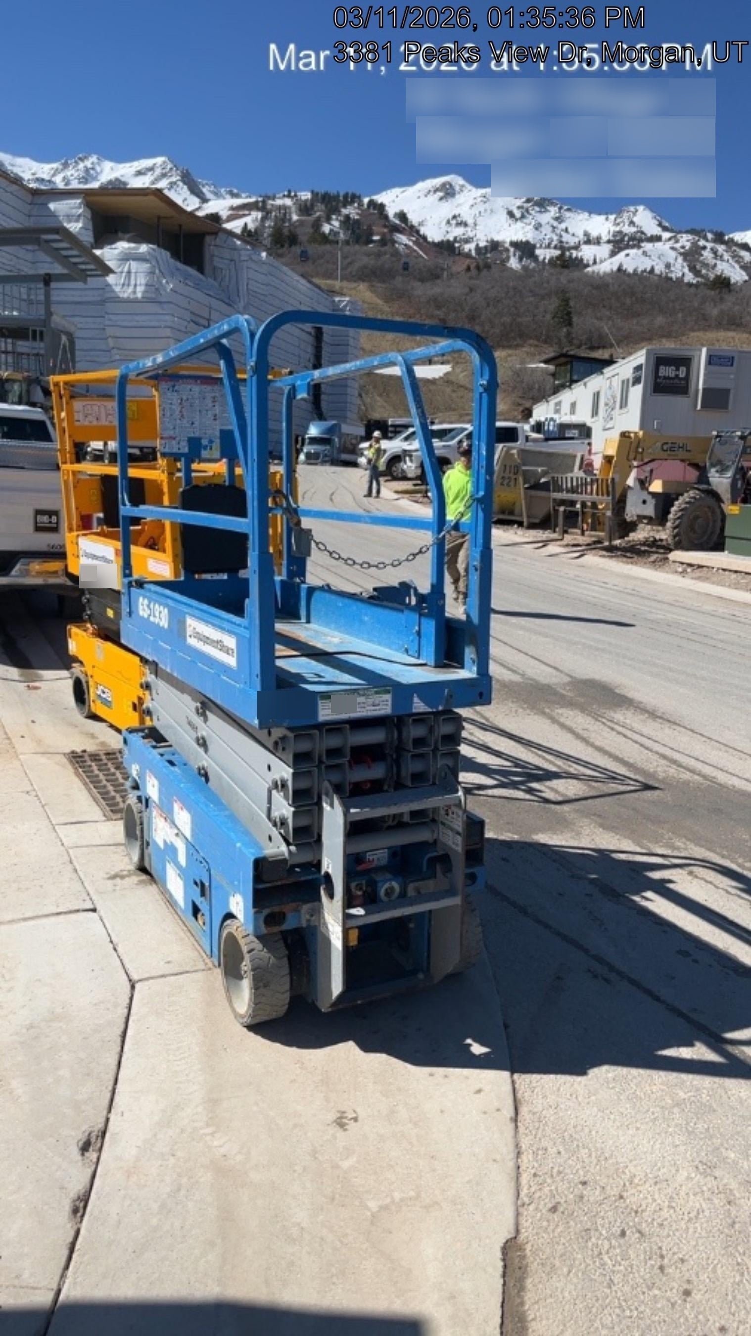 2020 Genie GS-1930 Fixed rails with chain entry gate - Pre A92.20