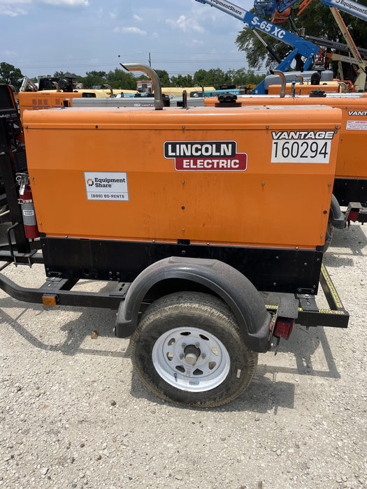 2021 Lincoln Electric Vantage 322 Vantage 322 Ready Pak 3 w/ Decals, ORANGE (includes trailer, cable rack, fender light kit) NO Telematics