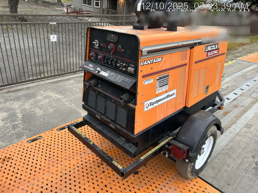 2021 Lincoln Electric Vantage 549X Ready Pak 3, ORANGE (includes trailer, cable rack, fender light kit)