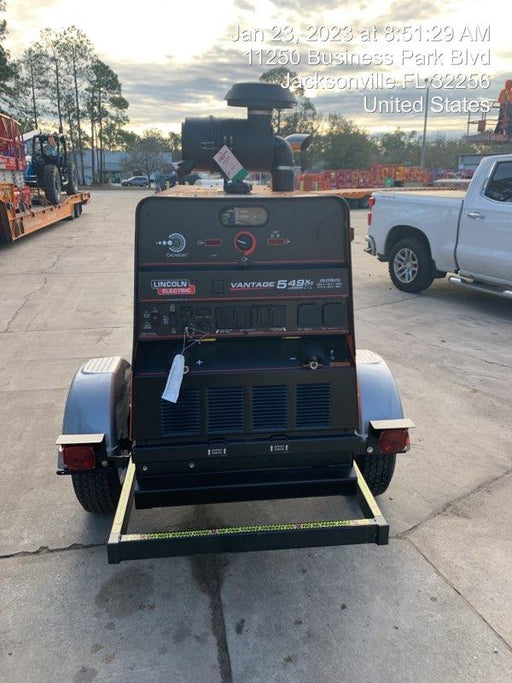 2022 Lincoln Electric Vantage 549X Crosslink Technology, Trailer Mounted, ES Decals, T3