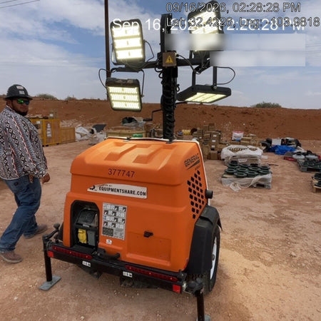 2023 Generac MLT2 Diesel, Flex Switch 120V Input, Powerzone Controller, 
(4) 320W LED Lights, 4kW Generator, 39.9 Gal Fuel Tank, 2" Ball, T3